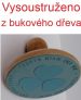 Dřevěné kulaté razítko průměr 10 cm 2